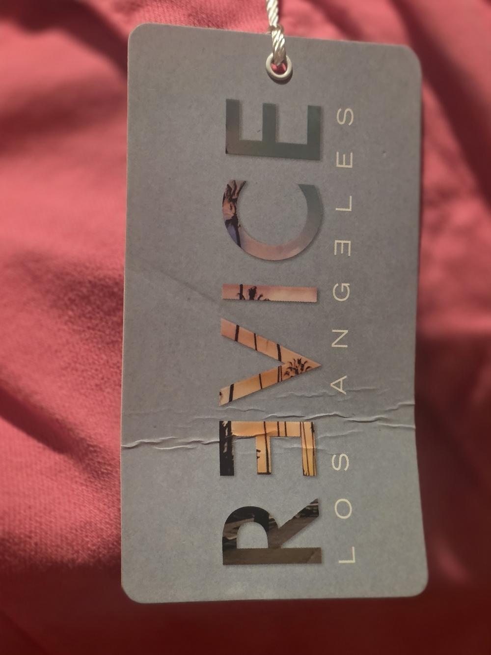 RVCA Los Angeles Pet Accessory Tag - Pink